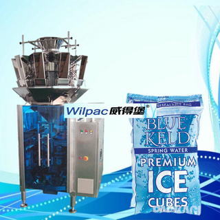 Ice cube bag packaging machinery vertical packaging machine fully automatic packaging machine tube filling and sealing machine